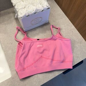 BO + TEE Pink Sports Bra
